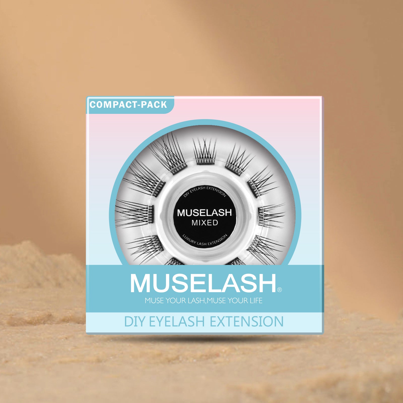 NATURAL WHISPER Mini Lash Clusters | 12-PCS Travel Ready