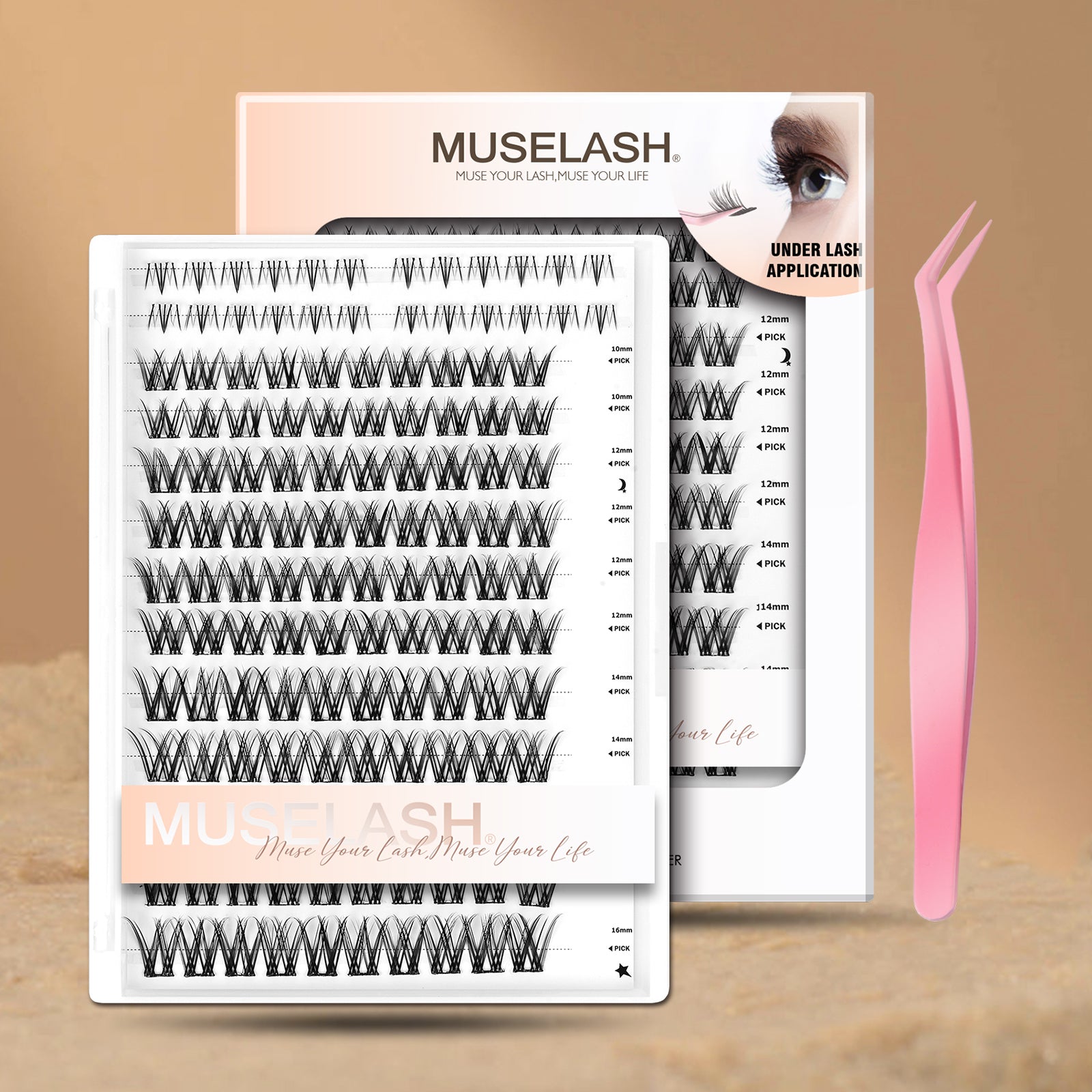 Selene Glimmer Dual-Layer Lash Kit (Self-Adhesive Upper & Lower Lash Set)