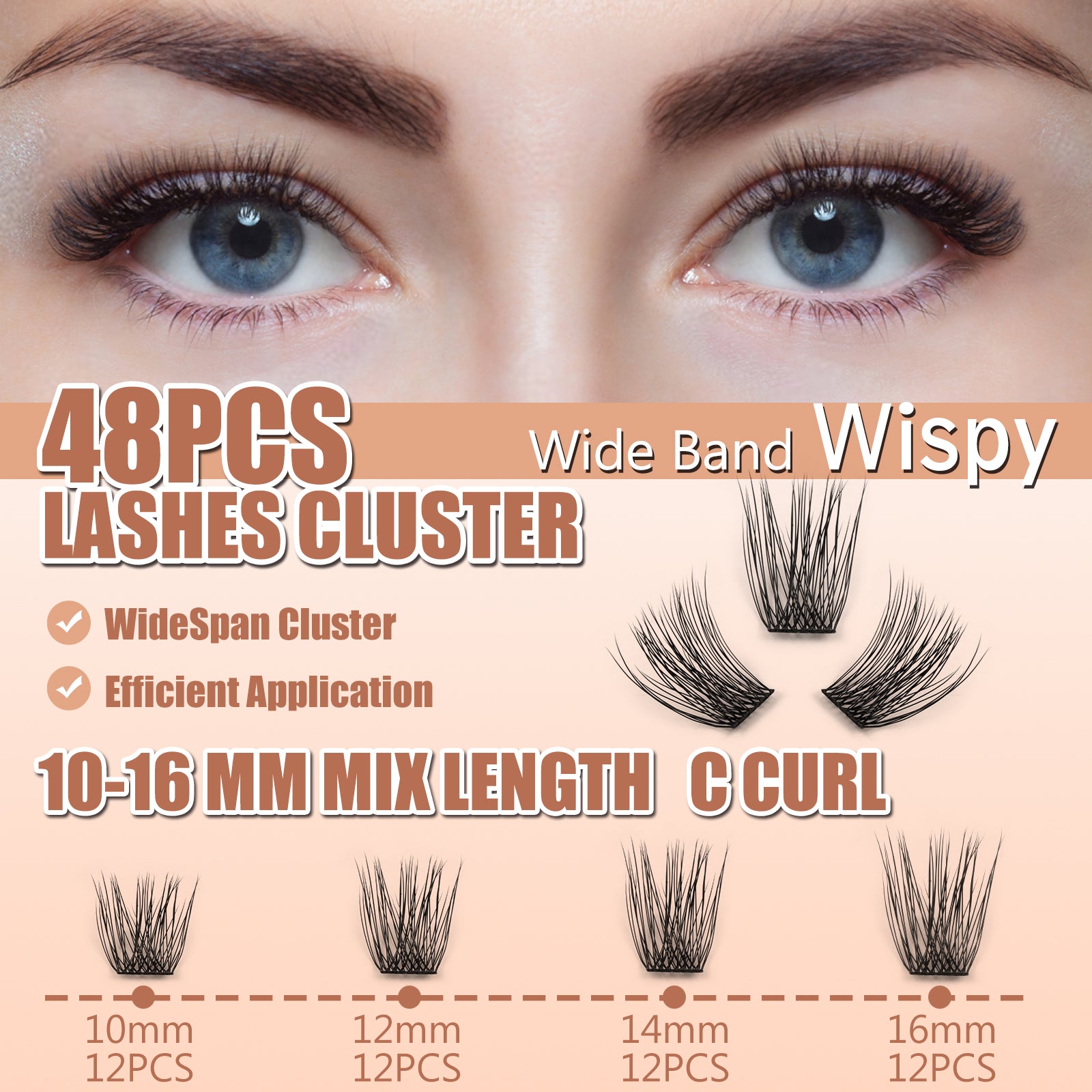 BLACKOUT VOLUME Lash Clusters