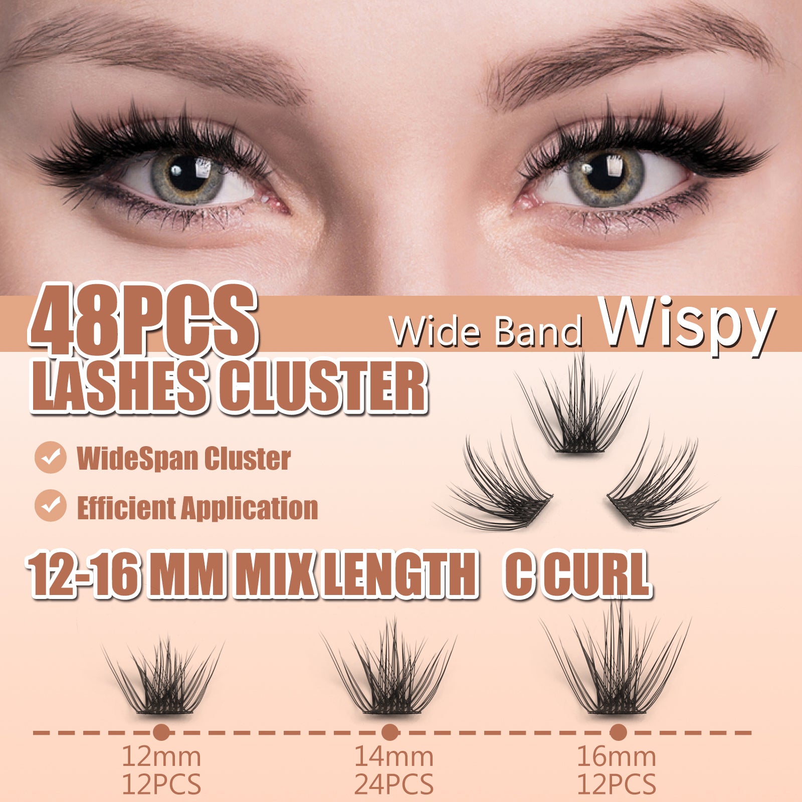 FLAME FLICK Lash Clusters
