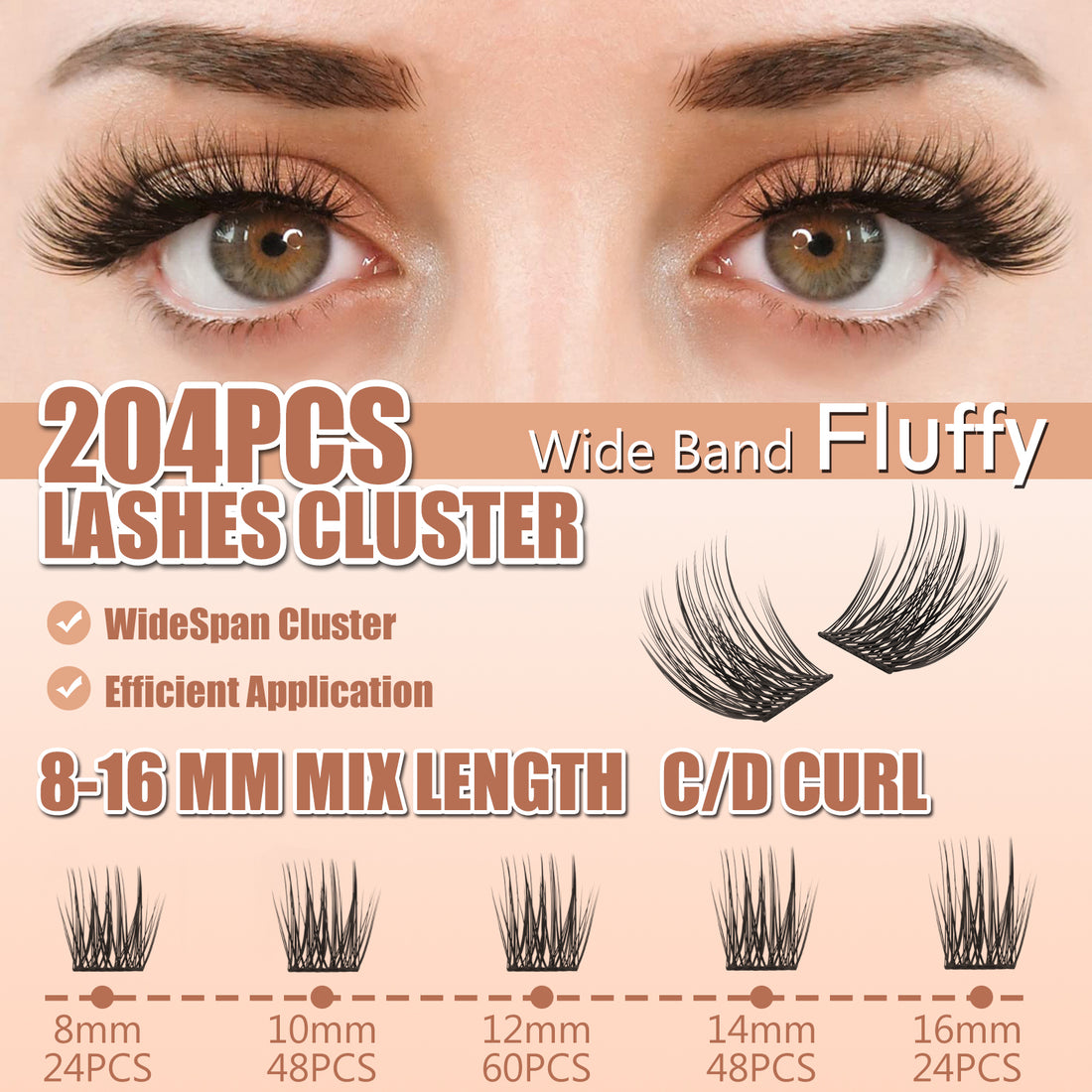 HERA Lash Clusters Kit
