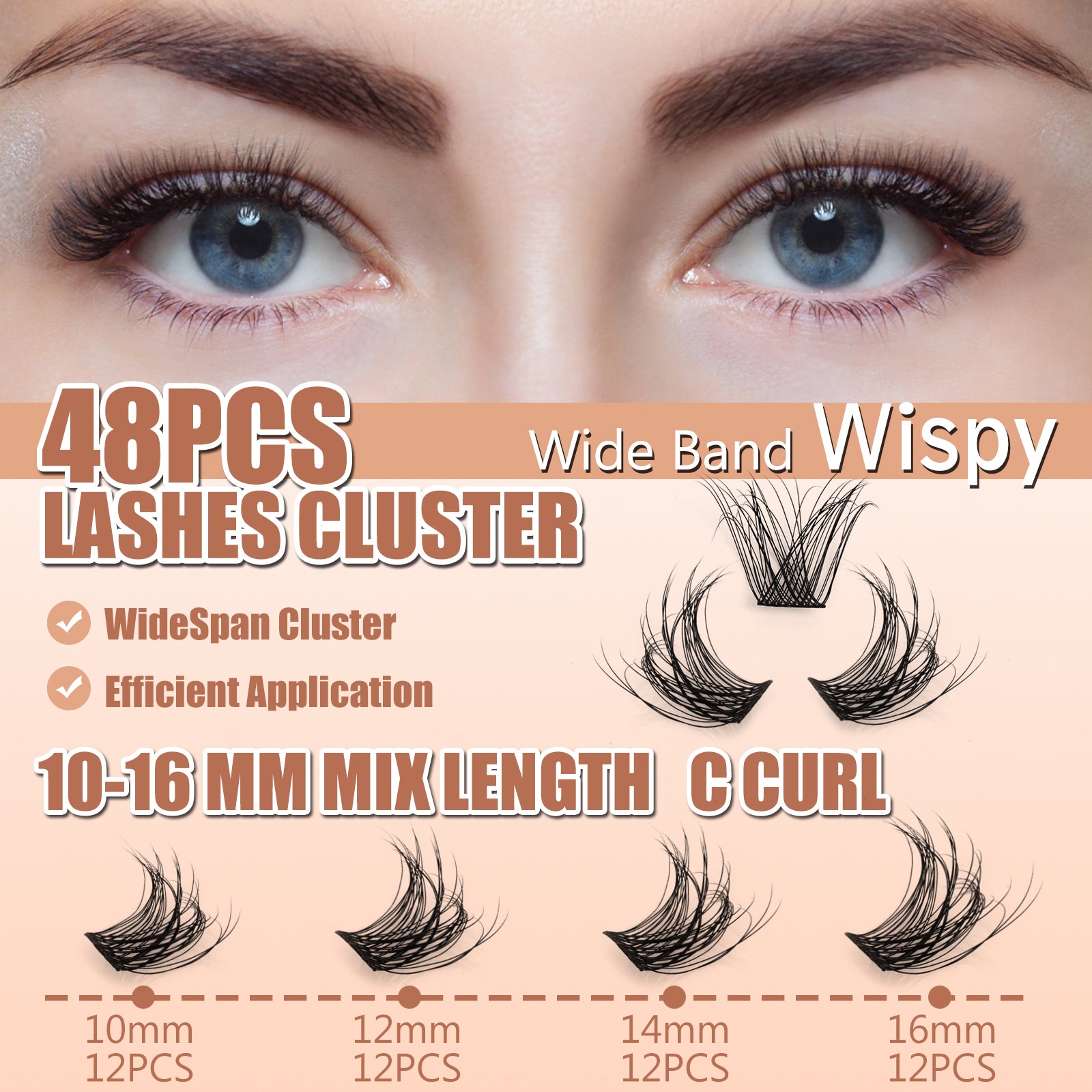 DOUBLE WHISPER Lash Clusters