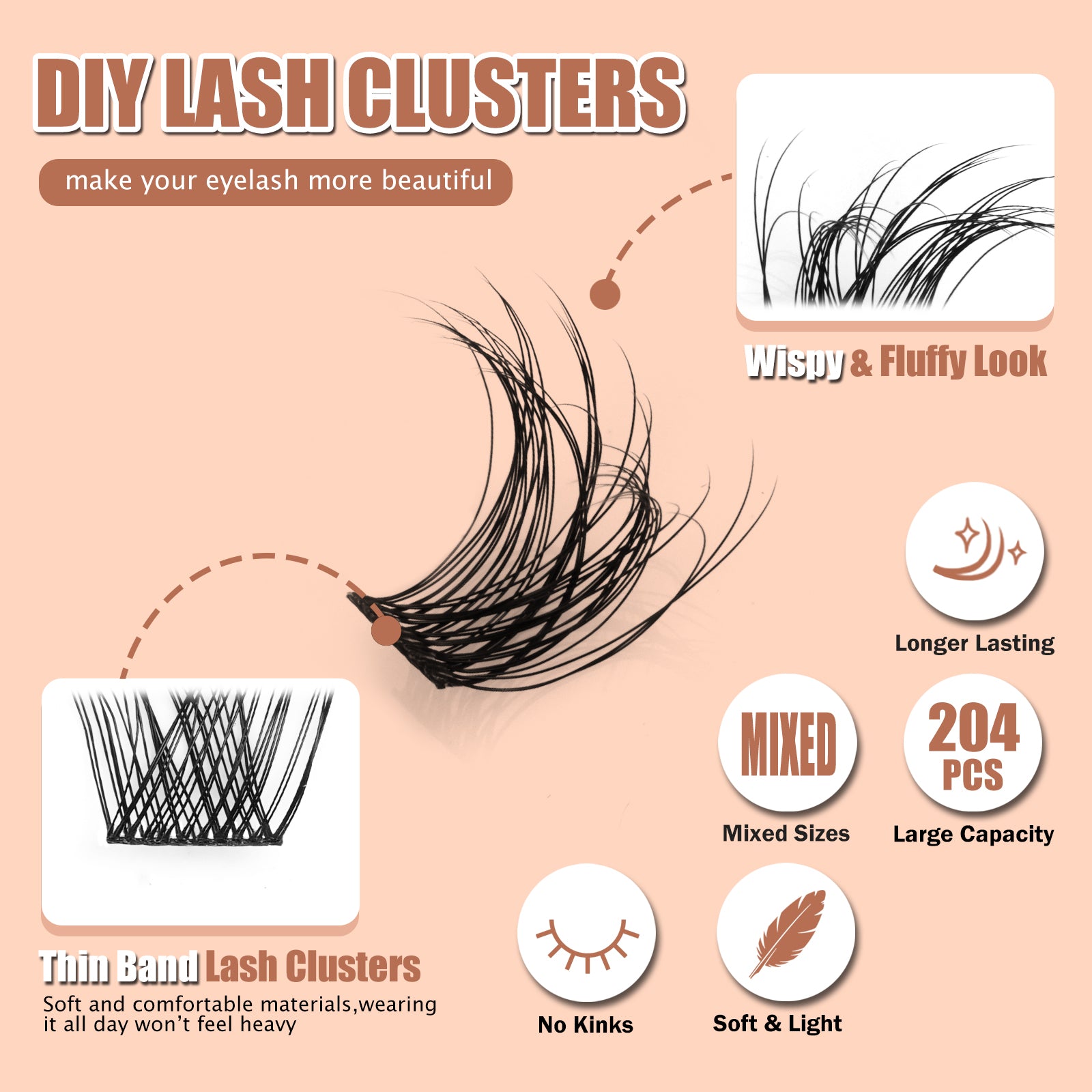 Flora Lash Clusters Kit