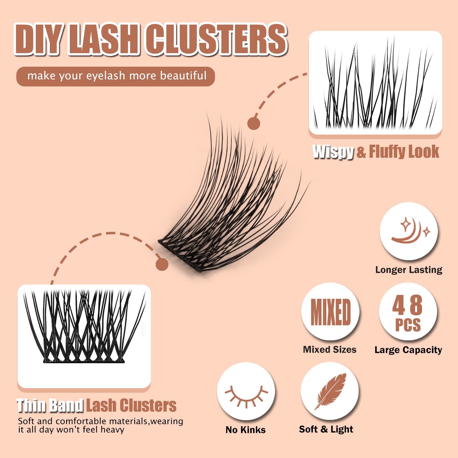 BLACKOUT VOLUME Lash Clusters