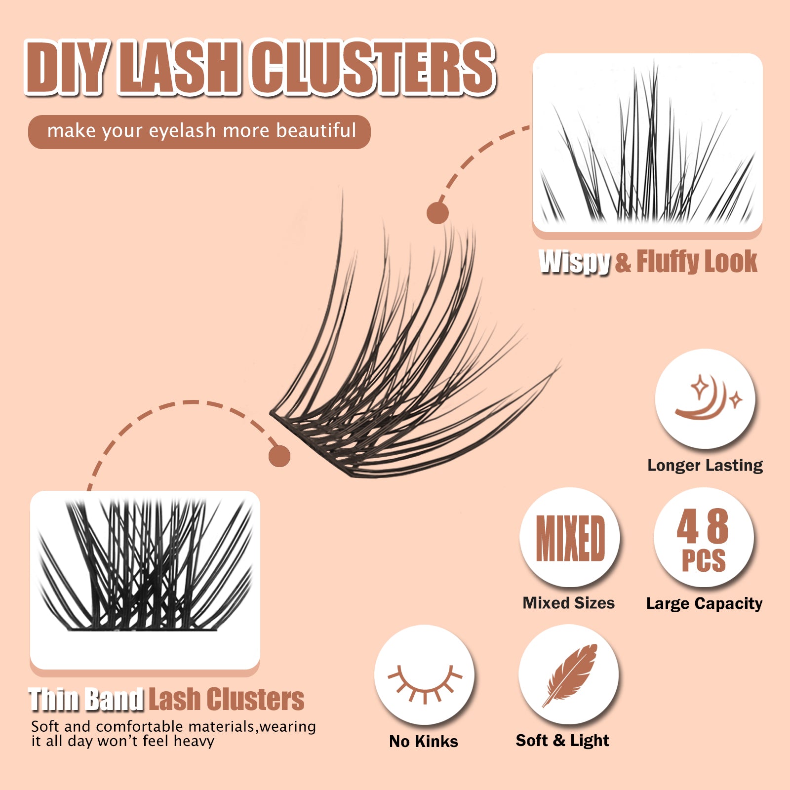 FLAME FLICK Lash Clusters