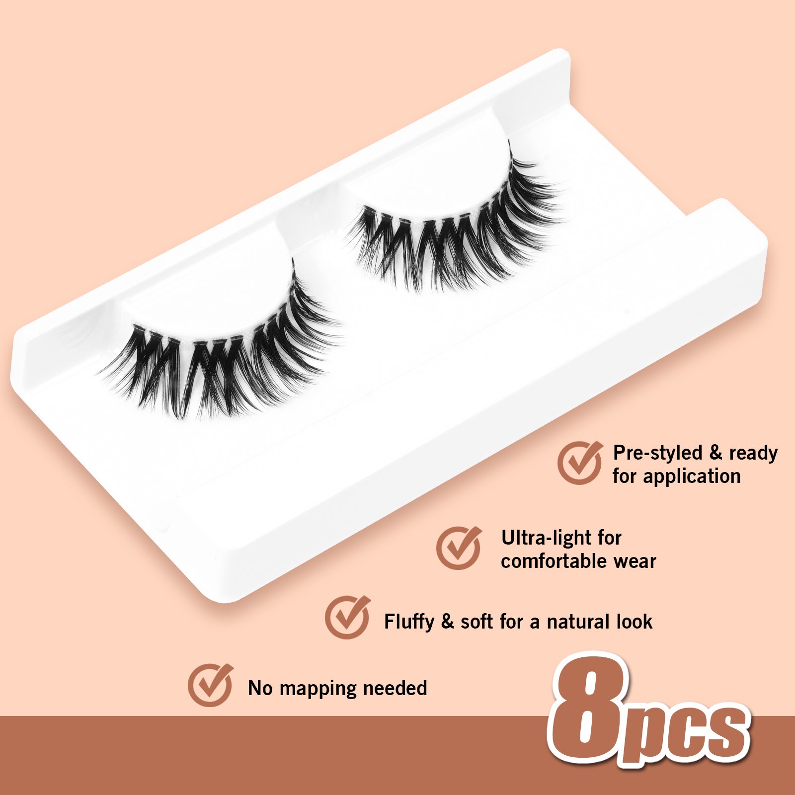 Muse Dazzling Flair Pre-mapped Single-Pair Lashes
