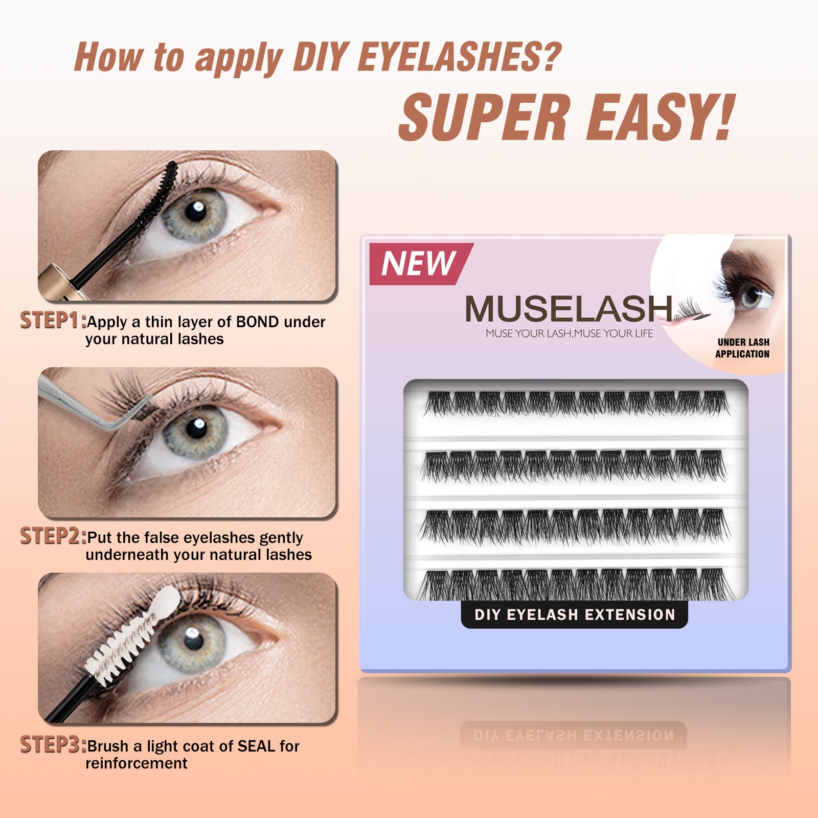 BLACKOUT VOLUME Lash Clusters
