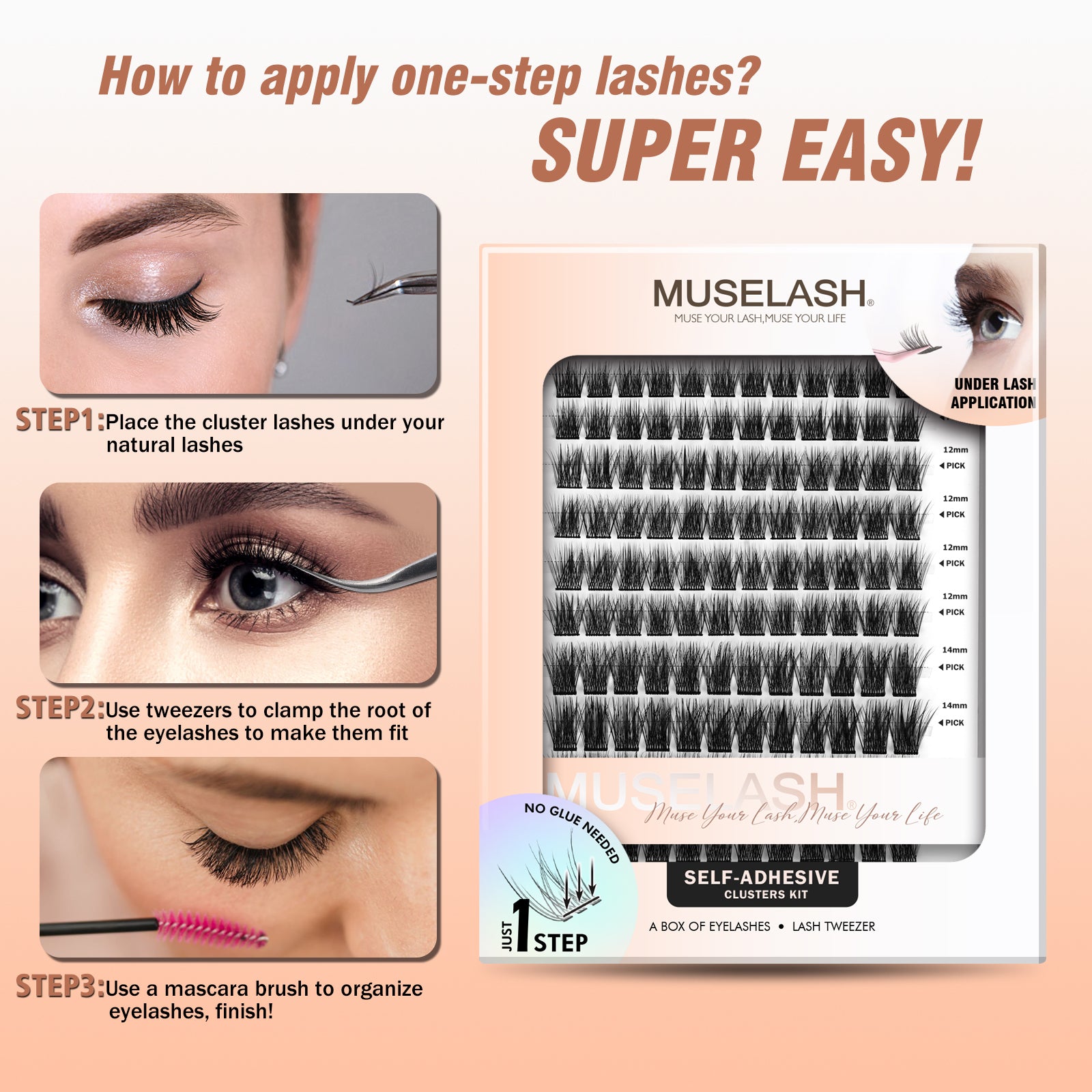 Artemis Whisper Self-adhensive Lash Kit