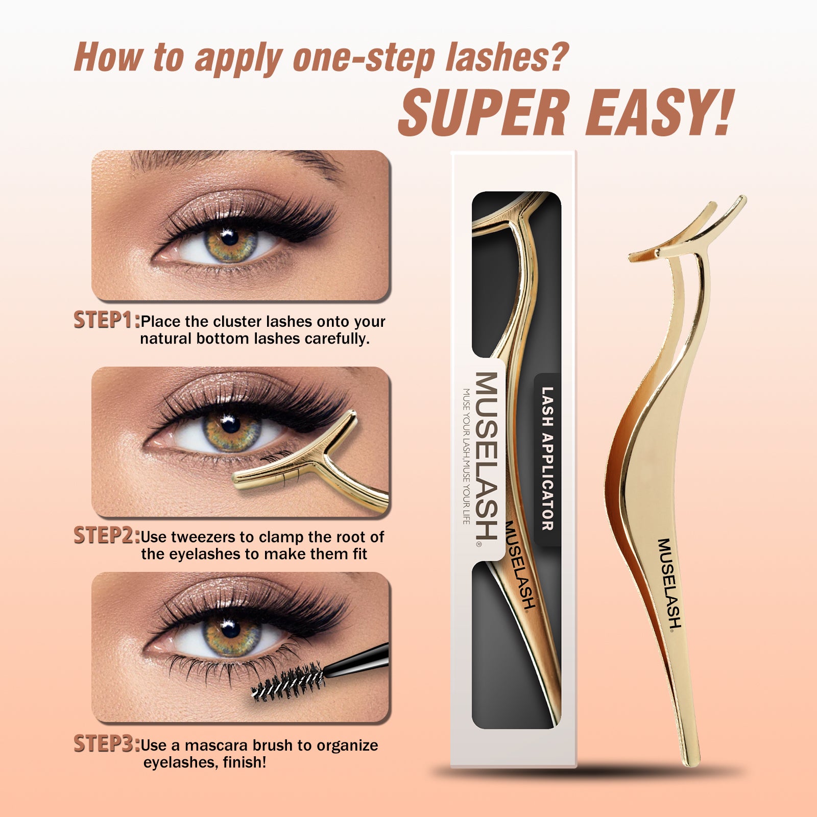 Self-Adhesive Lash Applicator