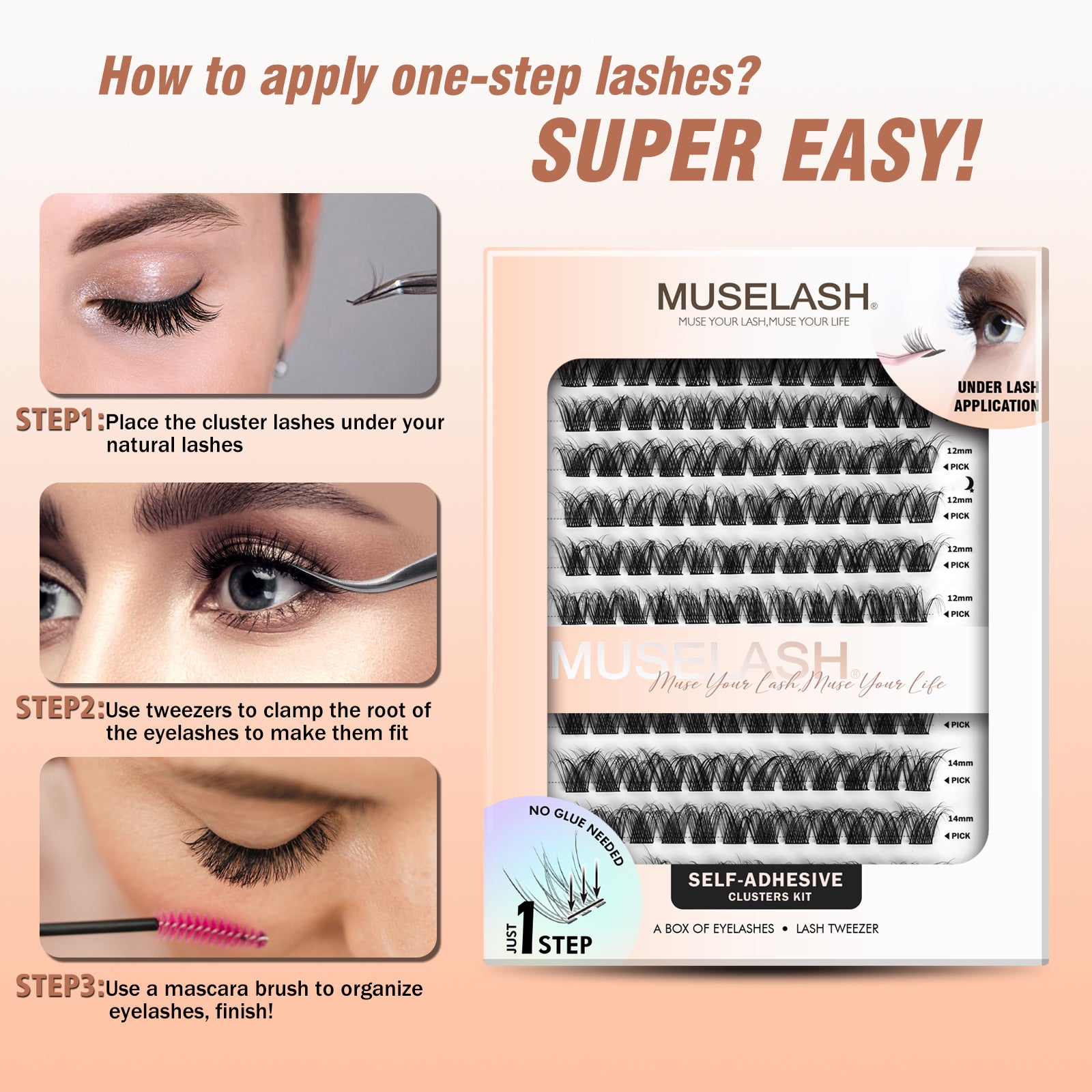 Flora Self-adhensive Lash Kit