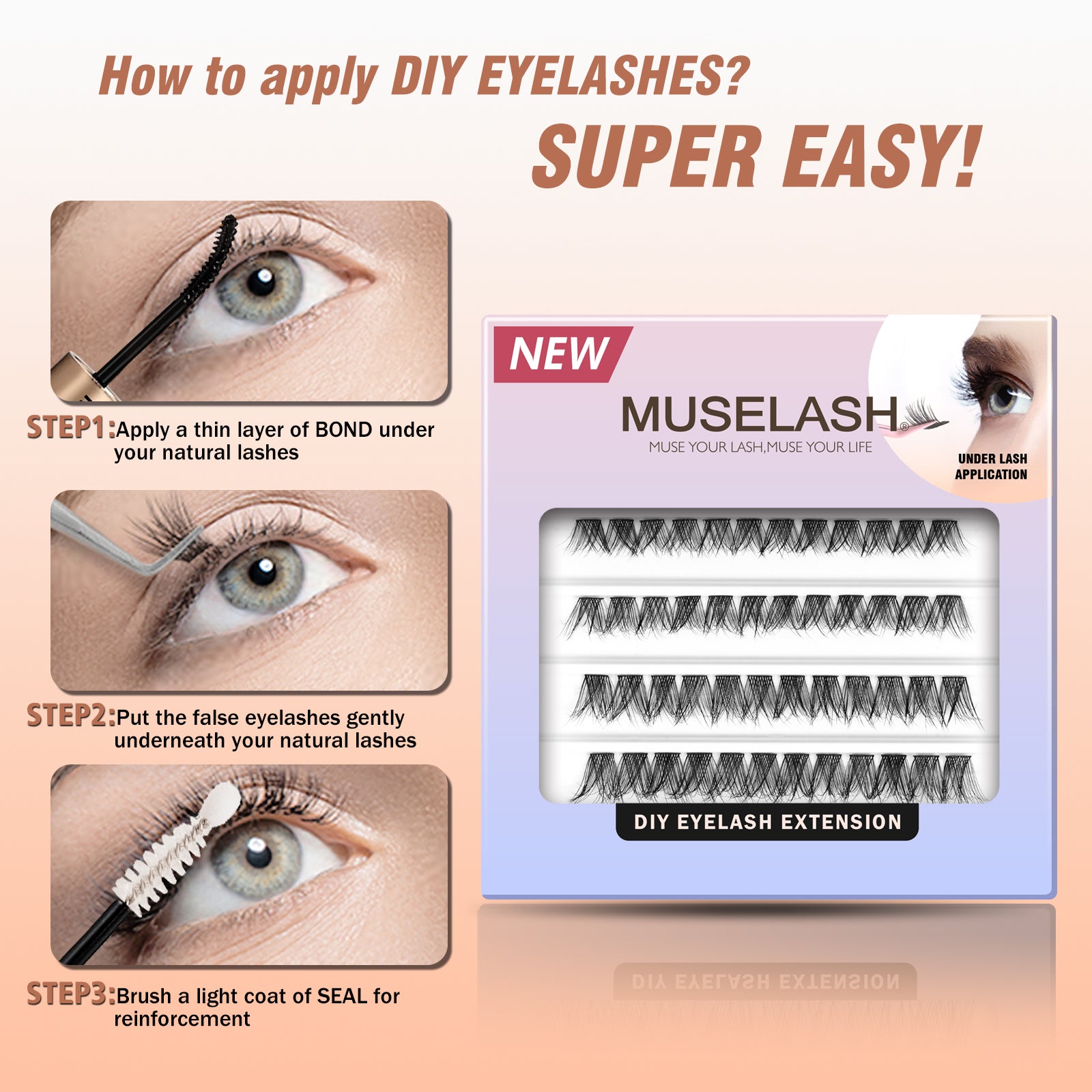 DOUBLE WHISPER Lash Clusters