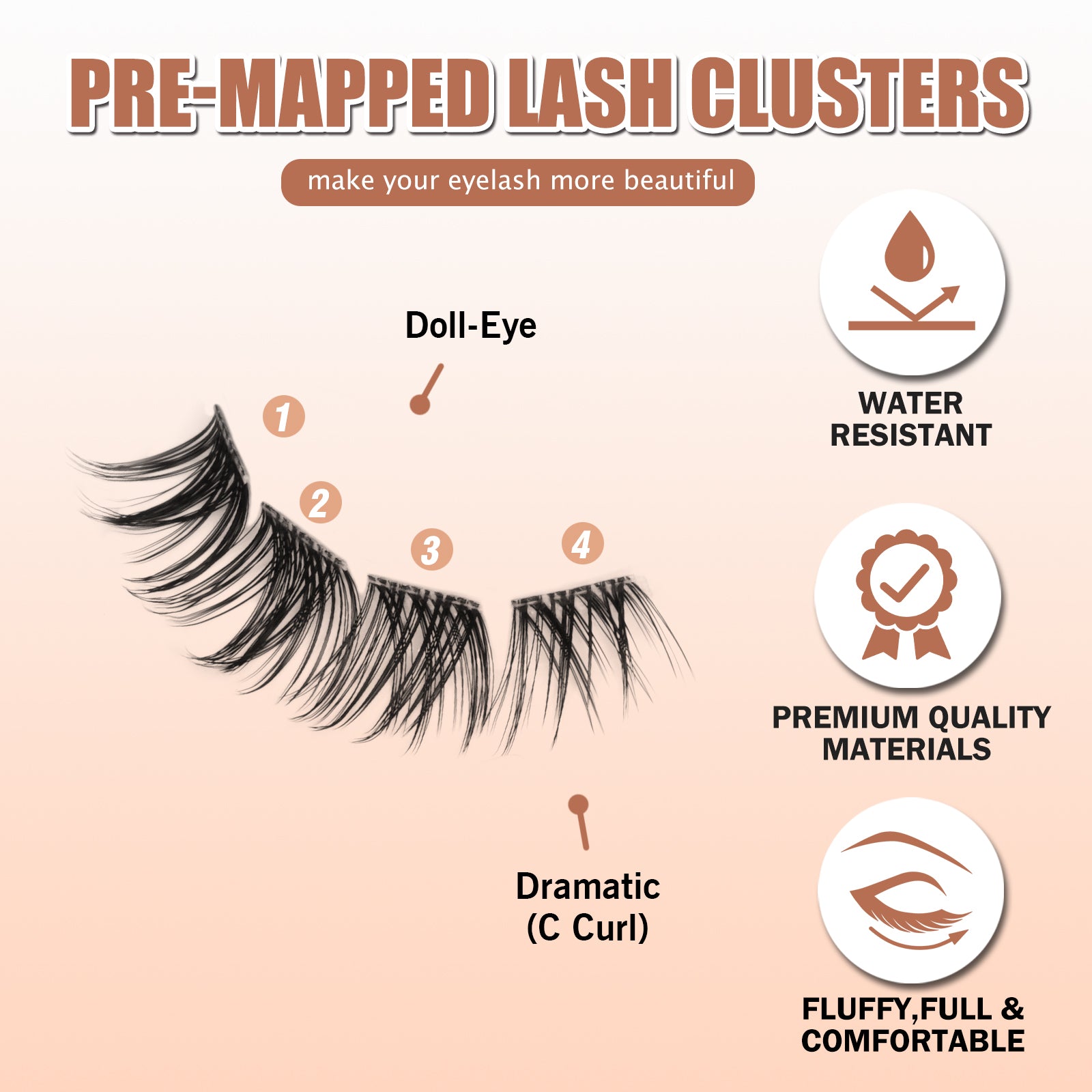 Muse Enchanting Curl Pre-mapped Single-Pair Lashes