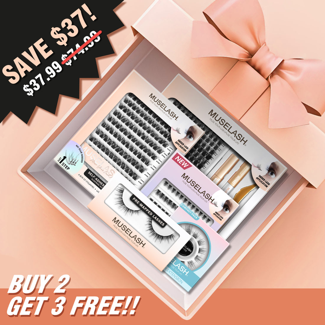 Complete Lash Lovers Bundle + 3 Free Bonus Lashes