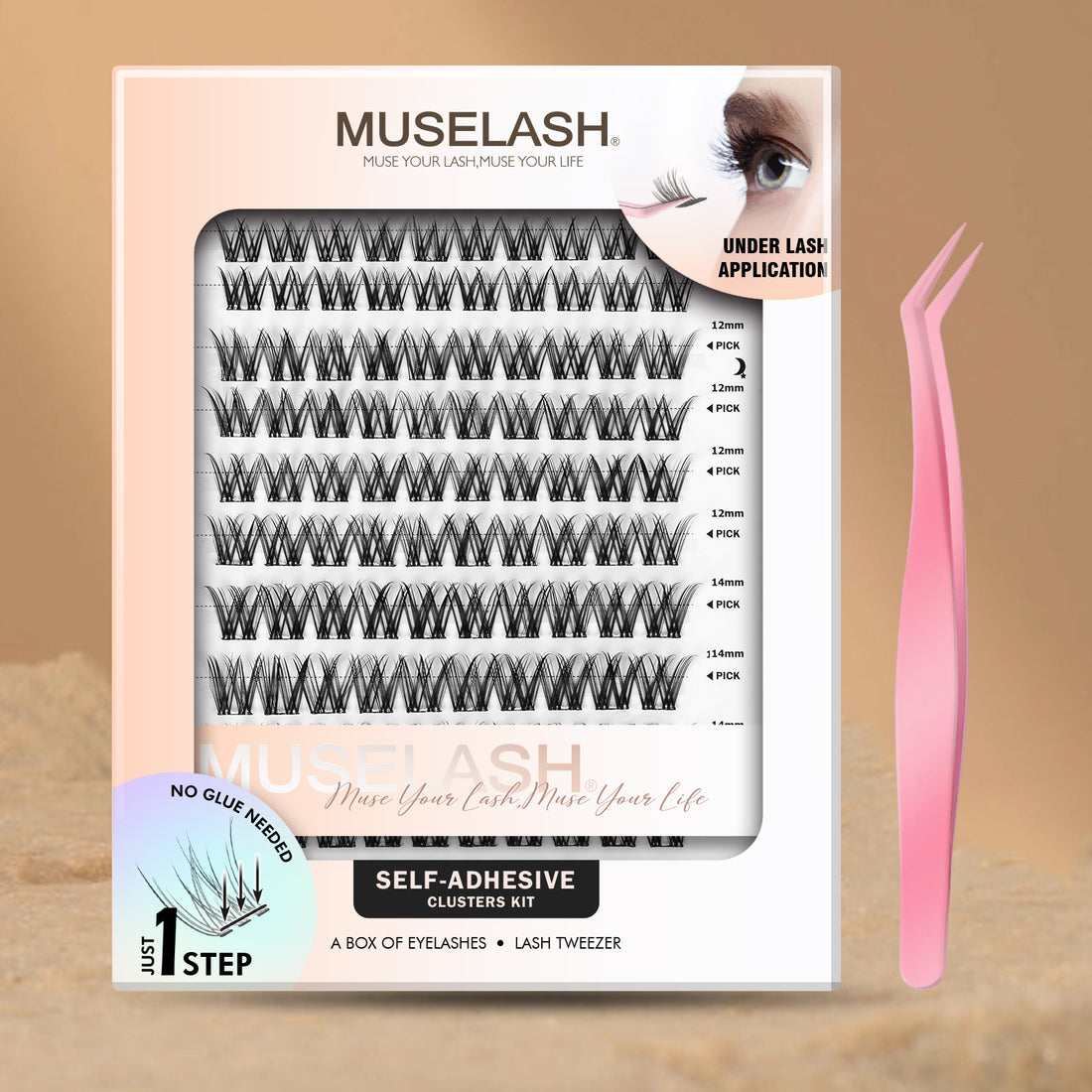 CRISSCROSS WHISPER Self-Adhesive Lash Kit