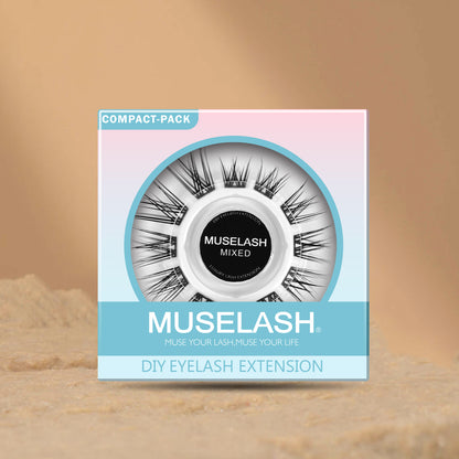 CRISSCROSS WHISPER Mini Lash Clusters | 12-PCS Travel Ready