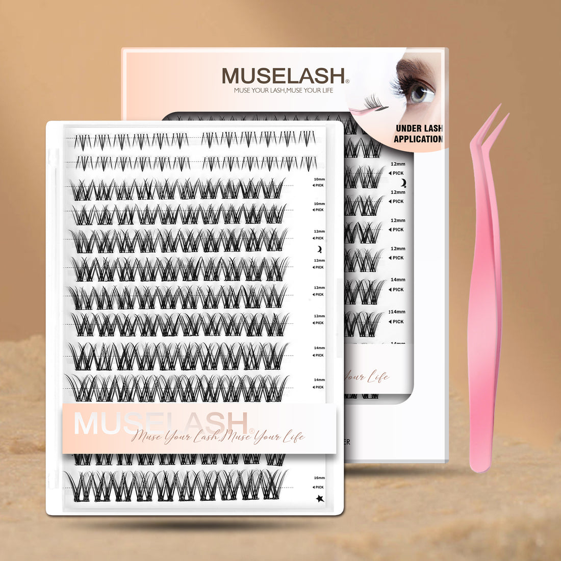 Selene Glimmer Dual-Layer Lash Kit （Self-Adhesive Upper &amp; Lower Lash Set）