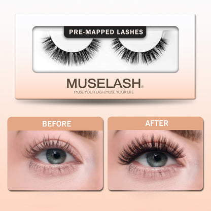 Muse Glamorous Volume Pre-mapped Single-Pair Lashes