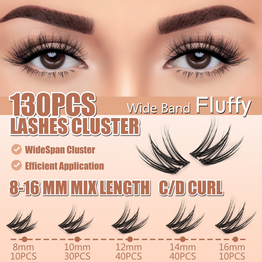 CRISSCROSS WHISPER Self-Adhesive Lash Kit