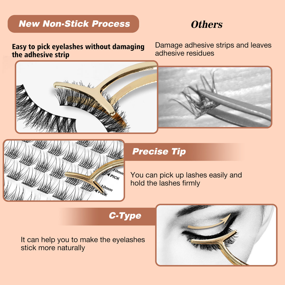 Self-Adhesive Lash Applicator