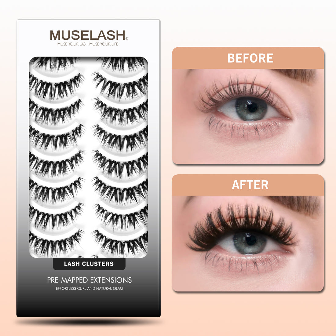 Muse Dazzling Flair Pre-mapped Lashes