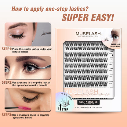 Selene Glimmer Dual-Layer Lash Kit （Self-Adhesive Upper &amp; Lower Lash Set）