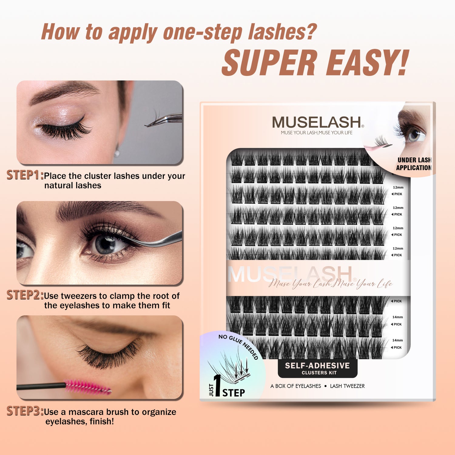 Artemis Whisper Self-adhensive Lash Kit