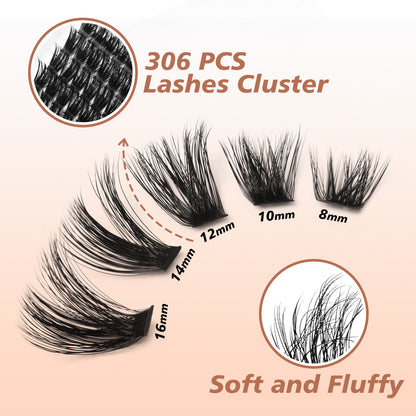 Venus Whisper Lash Clusters Kit