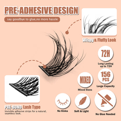 Flora  Self-adhensive Lash Kit